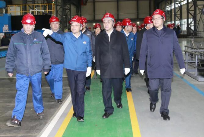 雷凡培、楊金成到渤船集團(tuán)調(diào)研